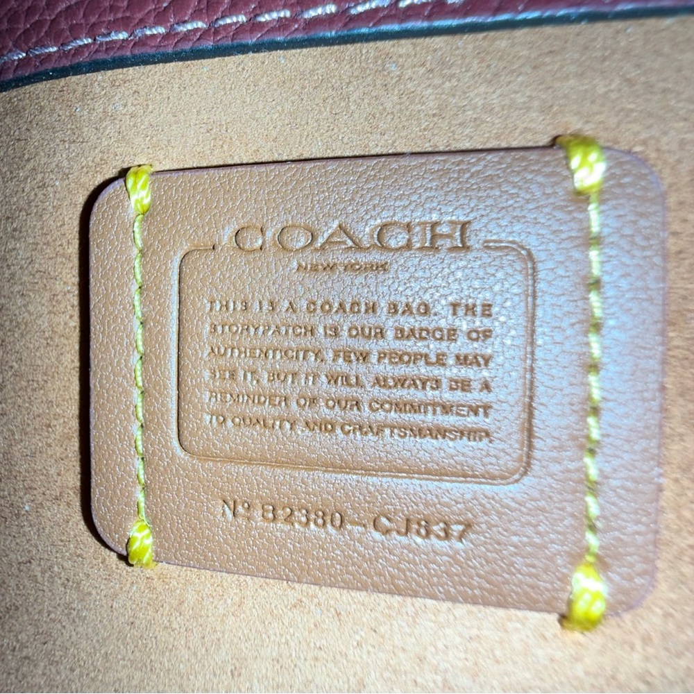 Coach Tabby 19 Braided Leather Crossbody - Picture 8 of 9